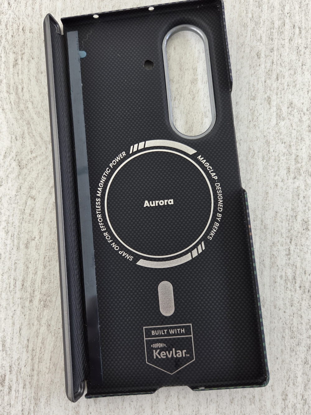 Preowned Samsung Benks ZFold 7 case (Back Cover Only) - Picture 2 of 4
